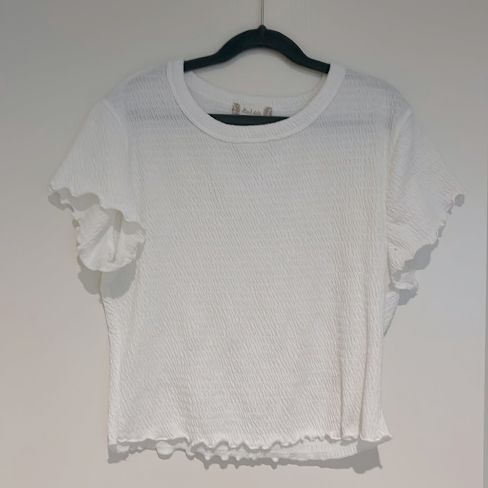 Girls White Tee